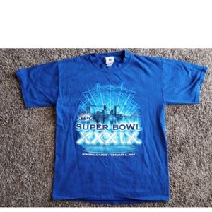 Super Bowl XXXIX T Shirt NFL Tag Jacksonville Florida February 6, 2005 S…